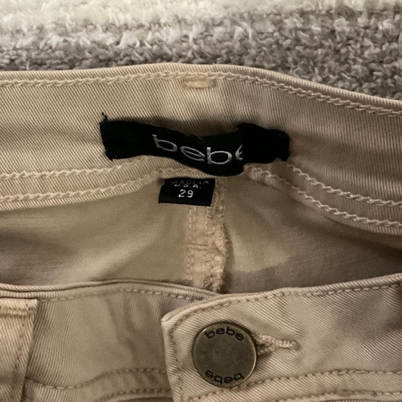 Bebe Tan Skinny Jeans Size 29 - Picture 4 of 7